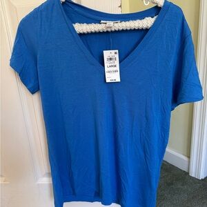 Blue Relaxed Short Sleeve Tee
